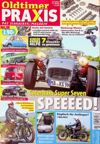 Deckblatt Oldtimer Praxis (11/2020)